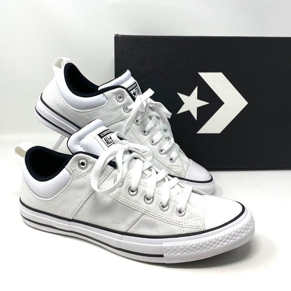 🍃Sale🍃 CONVERSE Mens Size CTAS Cs Ox White Canvas Low Top Easy Pull On 166964C - Picture 8 of 10